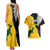 Australia Rugby Mix New Zealands Rugby Couples Matching Tank Maxi Dress and Hawaiian Shirt Wallabies Versus Silver Fern Sporty Basic LT7 - Polynesian Pride