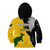 Australia Rugby Mix New Zealands Rugby Kid Hoodie Wallabies Versus Silver Fern Sporty Basic LT7 - Polynesian Pride