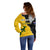 Australia Rugby Mix New Zealands Rugby Off Shoulder Sweater Wallabies Versus Silver Fern Sporty Basic LT7 - Polynesian Pride