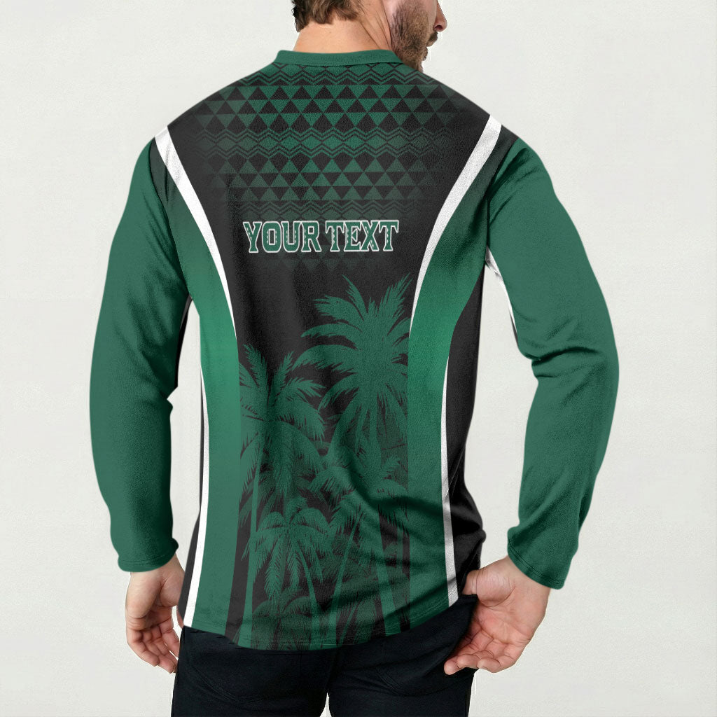 Hawaii Rainbow Warriors La'au Pama Personalized Button Sweatshirt LT7 - Polynesian Pride