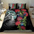 Meri Kirihimete New Zealand Bedding Set Tui on Pohutukawa