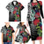 Meri Kirihimete New Zealand Family Matching Long Sleeve Bodycon Dress and Hawaiian Shirt Tui on Pohutukawa