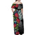 Meri Kirihimete New Zealand Family Matching Off Shoulder Maxi Dress and Hawaiian Shirt Tui on Pohutukawa