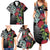 Meri Kirihimete New Zealand Family Matching Summer Maxi Dress and Hawaiian Shirt Tui on Pohutukawa