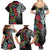 Meri Kirihimete New Zealand Family Matching Summer Maxi Dress and Hawaiian Shirt Tui on Pohutukawa