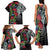 Meri Kirihimete New Zealand Family Matching Tank Maxi Dress and Hawaiian Shirt Tui on Pohutukawa