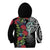 Meri Kirihimete New Zealand Kid Hoodie Tui on Pohutukawa