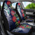 Meri Kirihimete New Zealand Car Seat Cover Tui on Pohutukawa - Blue Ver