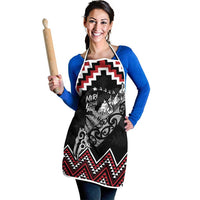 New Zealand Christmas Taniko Poutama Apron Mountainscape Maori Fern LT7 - Polynesian Pride