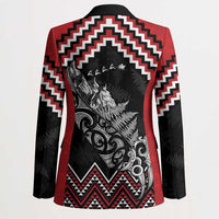 New Zealand Christmas Taniko Poutama Blazer Mountainscape Maori Fern LT7 - Polynesian Pride