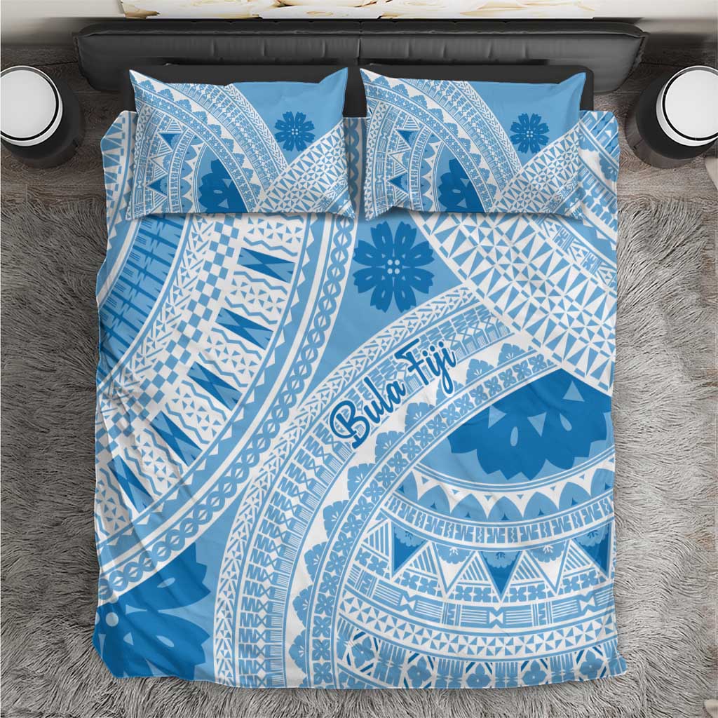 Bula Fiji Classic Masi Tapa Bedding Set Turquoise LT7 Turquoise - Polynesian Pride