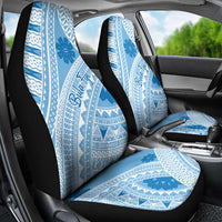 Bula Fiji Classic Masi Tapa Car Seat Cover Turquoise LT7 - Polynesian Pride