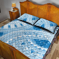 Bula Fiji Classic Masi Tapa Quilt Bed Set Turquoise LT7 - Polynesian Pride