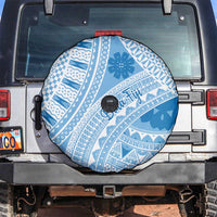 Bula Fiji Classic Masi Tapa Spare Tire Cover Turquoise LT7 Turquoise - Polynesian Pride