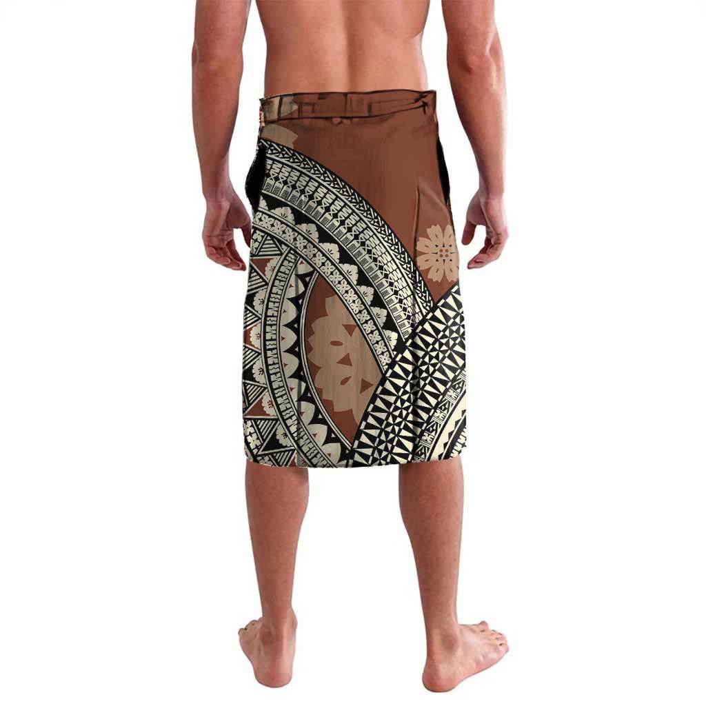Bula Fiji Classic Masi Tapa Lavalava Vintage Brown LT7 - Polynesian Pride