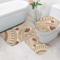 Bula Fiji Classic Masi Tapa Bathroom Set Vintage Beige LT7 - Polynesian Pride