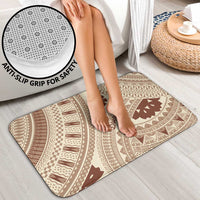 Bula Fiji Classic Masi Tapa Bathroom Set Vintage Beige LT7 - Polynesian Pride