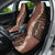 Bula Fiji Car Seat Cover Tribal Masi Tapa - Brown LT7 - Polynesian Pride