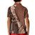 Bula Fiji Kid Polo Shirt Tribal Masi Tapa - Brown LT7 - Polynesian Pride