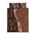 Bula Fiji Quilt Bed Set Tribal Masi Tapa - Brown LT7 Brown - Polynesian Pride