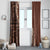 Bula Fiji Window Curtain Tribal Masi Tapa - Brown LT7 - Polynesian Pride