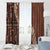 Bula Fiji Window Curtain Tribal Masi Tapa - Brown LT7 - Polynesian Pride