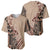 Bula Fiji Baseball Jersey Tribal Masi Tapa - Beige LT7 - Polynesian Pride