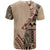 Bula Fiji T Shirt Tribal Masi Tapa - Beige LT7 - Polynesian Pride