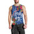 Guam Christmas Men Tank Top Turtle Mix Tapa Felis Pasgua LT7 - Polynesian Pride