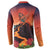 Hawaii Kilauea Volcano Button Sweatshirt Pele Goddess