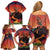 Hawaii Kilauea Volcano Family Matching Off Shoulder Short Dress and Hawaiian Shirt Pele Goddess