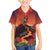 Hawaii Kilauea Volcano Family Matching Off Shoulder Short Dress and Hawaiian Shirt Pele Goddess