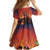 Hawaii Kilauea Volcano Family Matching Summer Maxi Dress and Hawaiian Shirt Pele Goddess