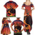 Hawaii Kilauea Volcano Family Matching Summer Maxi Dress and Hawaiian Shirt Pele Goddess