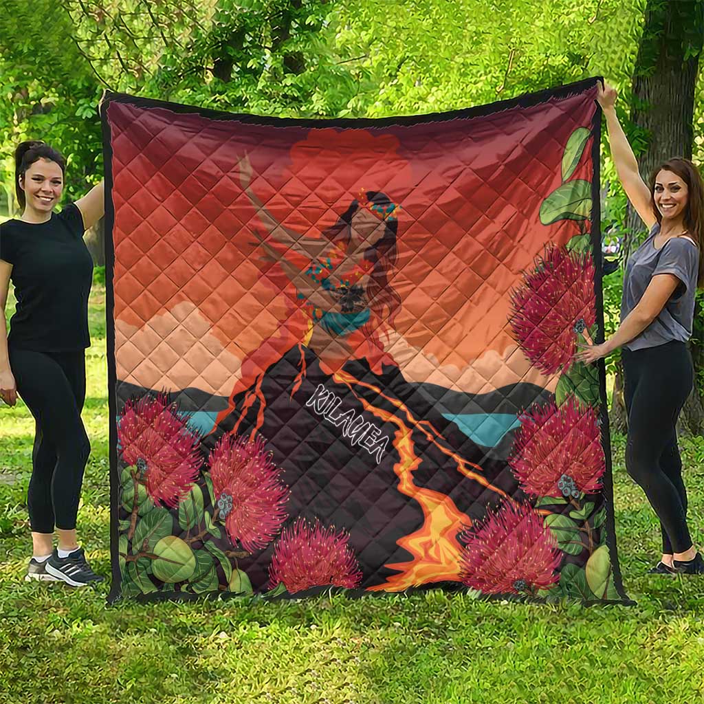 Hawaii Kilauea Volcano Quilt Pele Goddess LT7 - Polynesian Pride