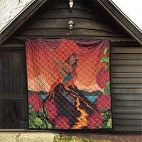 Hawaii Kilauea Volcano Quilt Pele Goddess LT7 - Polynesian Pride