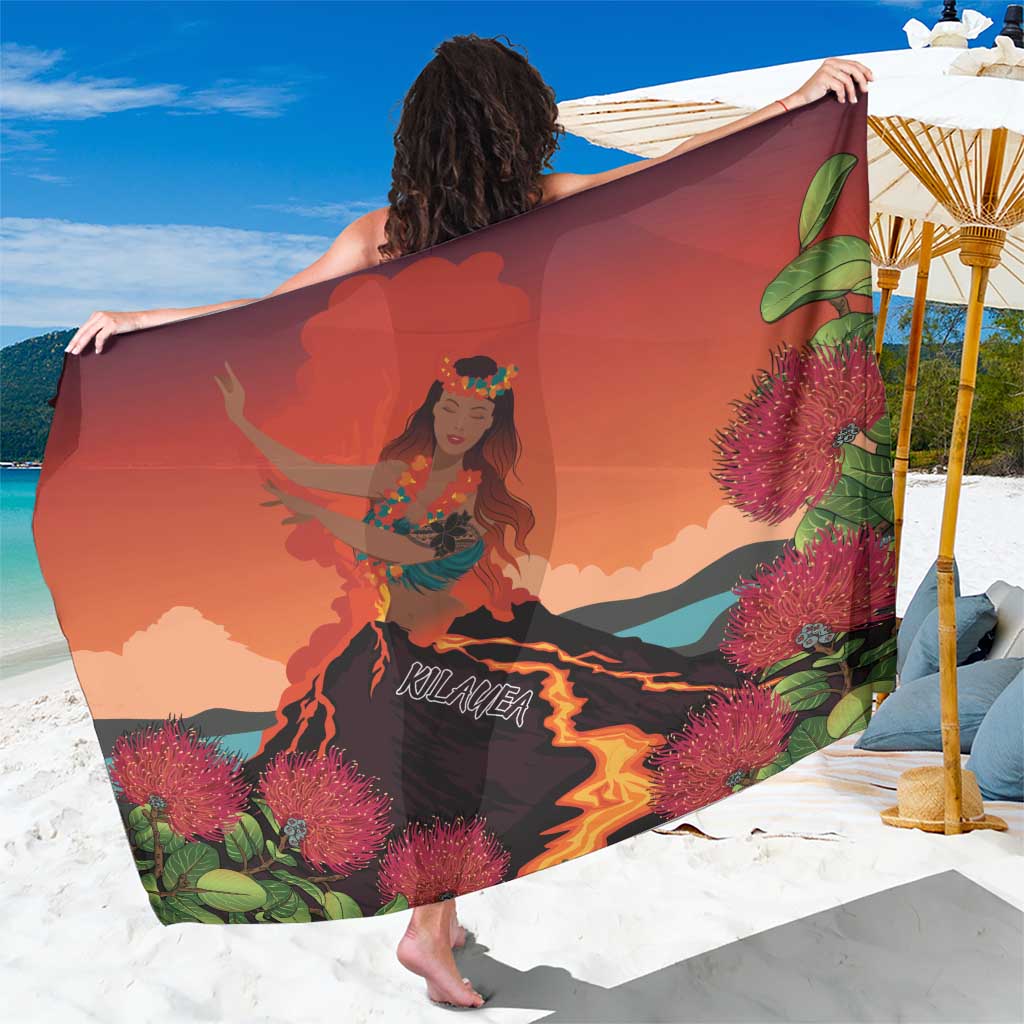Hawaii Kilauea Volcano Sarong Pele Goddess LT7 One Size 44 x 66 inches Colorful - Polynesian Pride