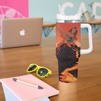 Hawaii Kilauea Volcano Tumbler With Handle Pele Goddess LT7 - Polynesian Pride