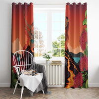 Hawaii Kilauea Volcano Window Curtain Pele Goddess LT7 - Polynesian Pride