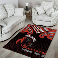 Maori Waitangi Area Rug Kotahitanga Poutama Mix Whakairo LT7 - Polynesian Pride