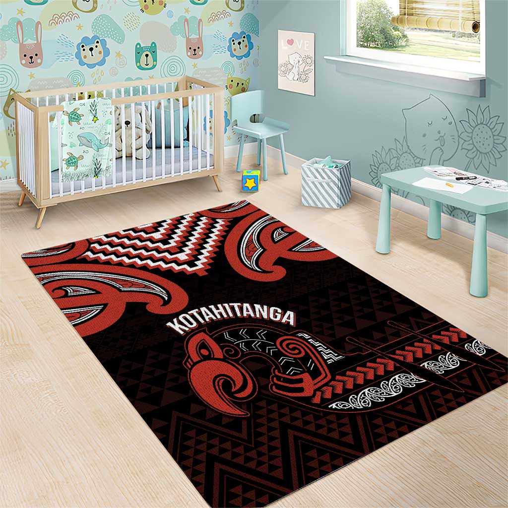 Maori Waitangi Area Rug Kotahitanga Poutama Mix Whakairo LT7 - Polynesian Pride