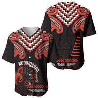 Maori Waitangi Baseball Jersey Kotahitanga Poutama Mix Whakairo LT7 - Polynesian Pride
