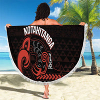 Maori Waitangi Beach Blanket Kotahitanga Poutama Mix Whakairo LT7 - Polynesian Pride
