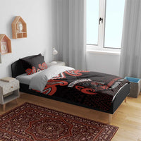Maori Waitangi Bedding Set Kotahitanga Poutama Mix Whakairo LT7 - Polynesian Pride