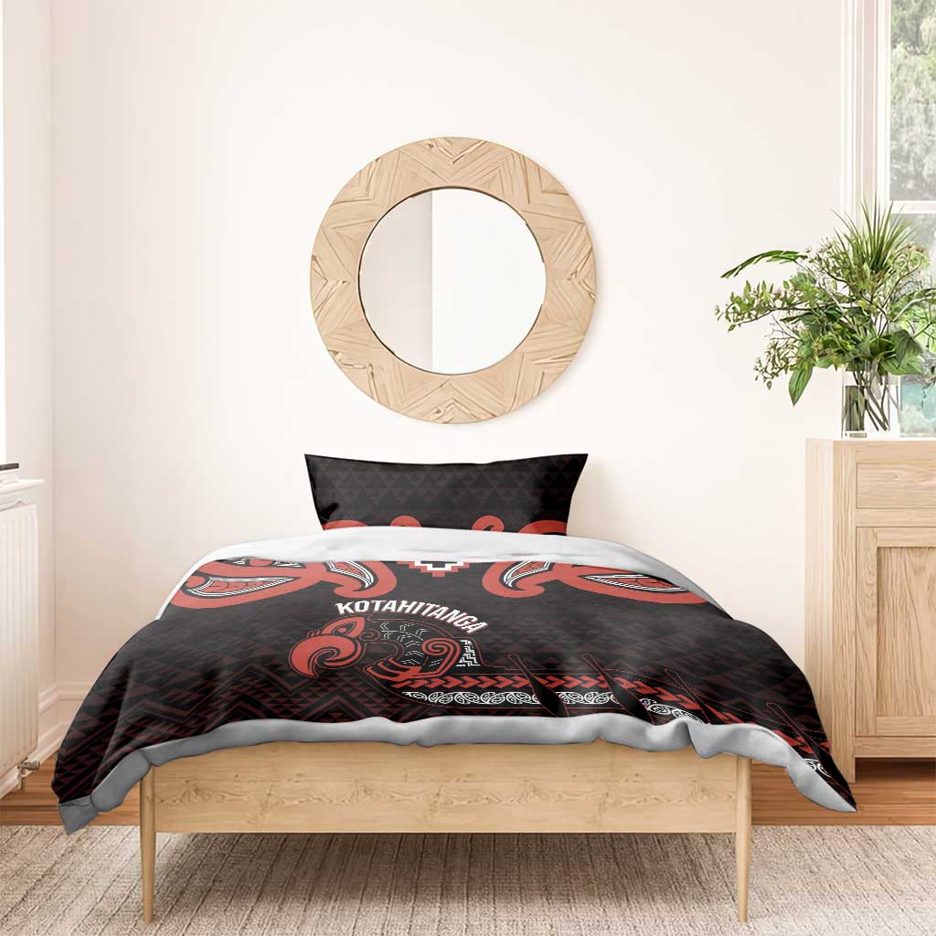 Maori Waitangi Bedding Set Kotahitanga Poutama Mix Whakairo LT7 - Polynesian Pride