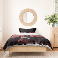Maori Waitangi Bedding Set Kotahitanga Poutama Mix Whakairo LT7 - Polynesian Pride