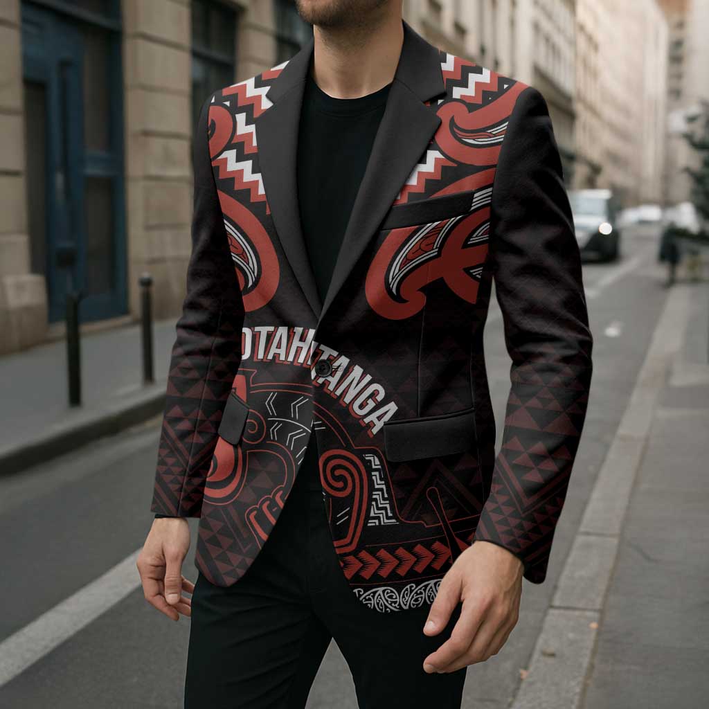 Maori Waitangi Blazer Kotahitanga Poutama Mix Whakairo LT7 - Polynesian Pride