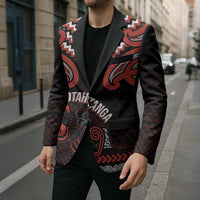 Maori Waitangi Blazer Kotahitanga Poutama Mix Whakairo LT7 - Polynesian Pride