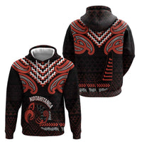 Maori Waitangi Hoodie Kotahitanga Poutama Mix Whakairo LT7 - Polynesian Pride