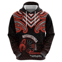Maori Waitangi Hoodie Kotahitanga Poutama Mix Whakairo LT7 - Polynesian Pride